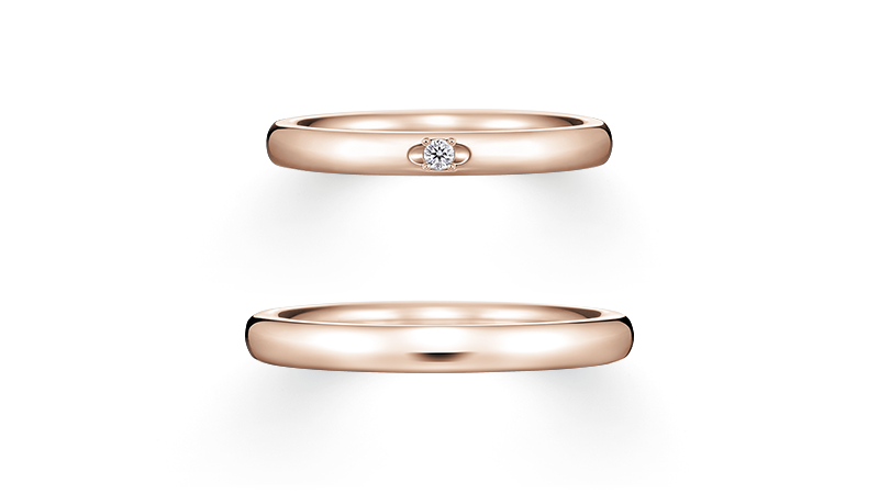 結婚指輪 オリジンビリーフ25R×25DR1