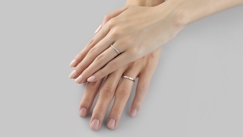 結婚指輪 エアロス2