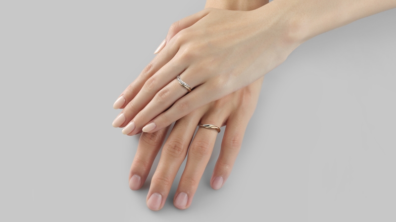 結婚指輪 オーロラ2